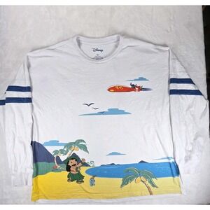 Disney Lilo And Stitch Enchantment 626 Long Sleeve Shirt Men 2xl Beach Hype